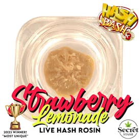 Secret Stash | Live Hash Rosin | Strawberry Lemonade | 1g