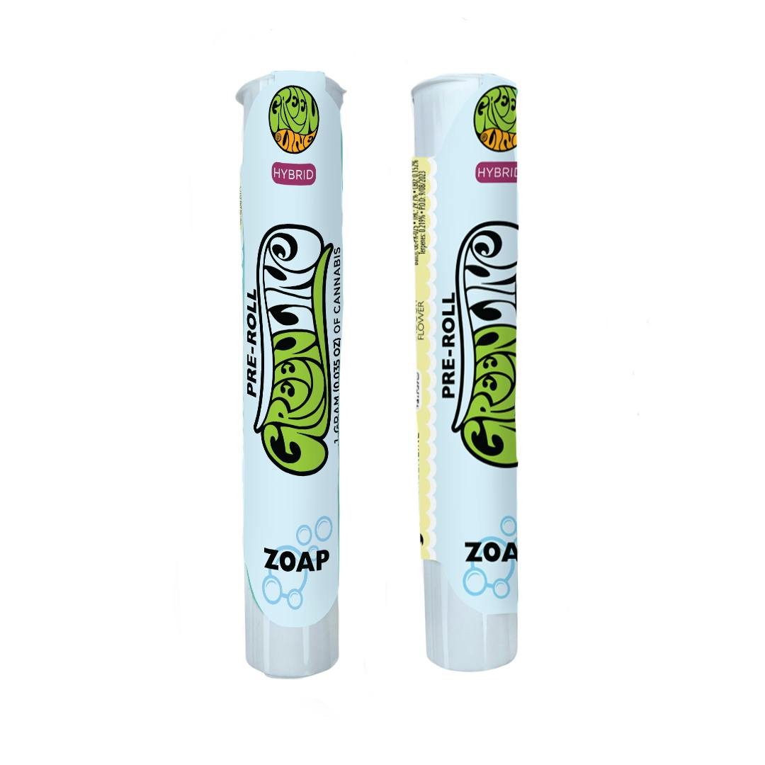 Zoap Pre-Roll 1G - Greenline