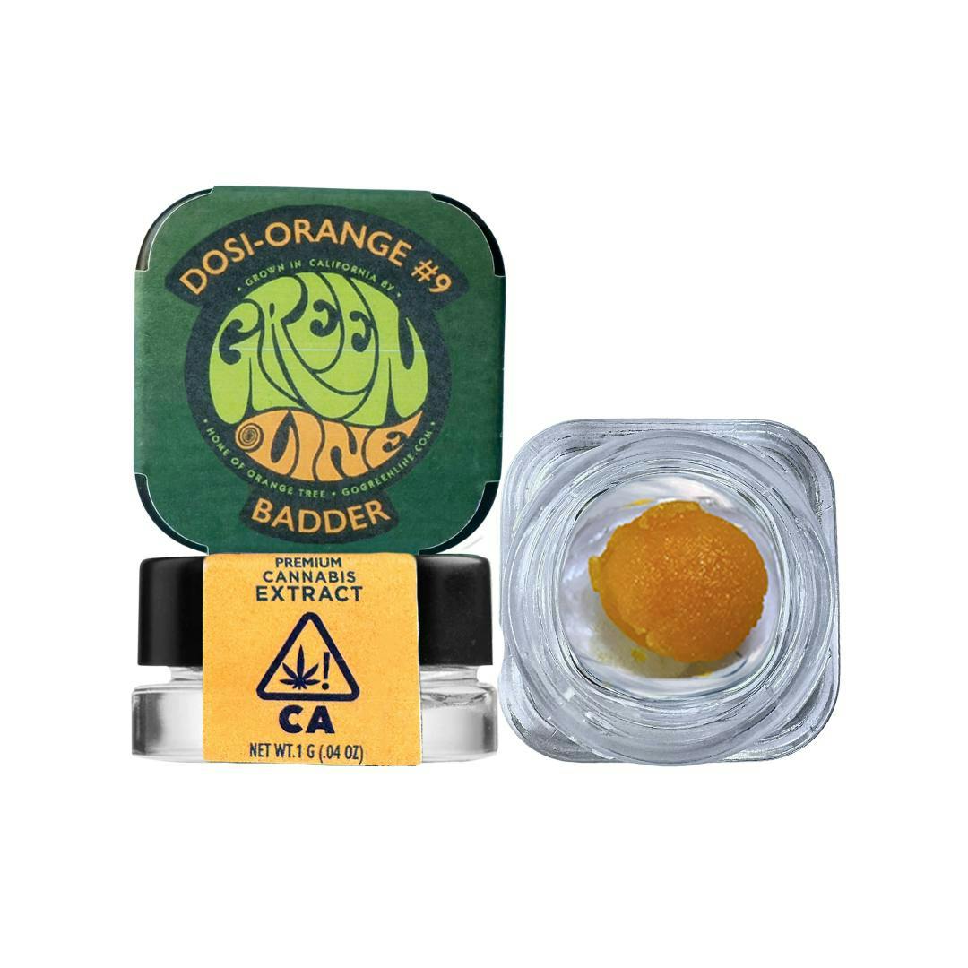 Greenline: Dosi-Orange #9 - Badder - Extract - Sativa Hybrid - 1g