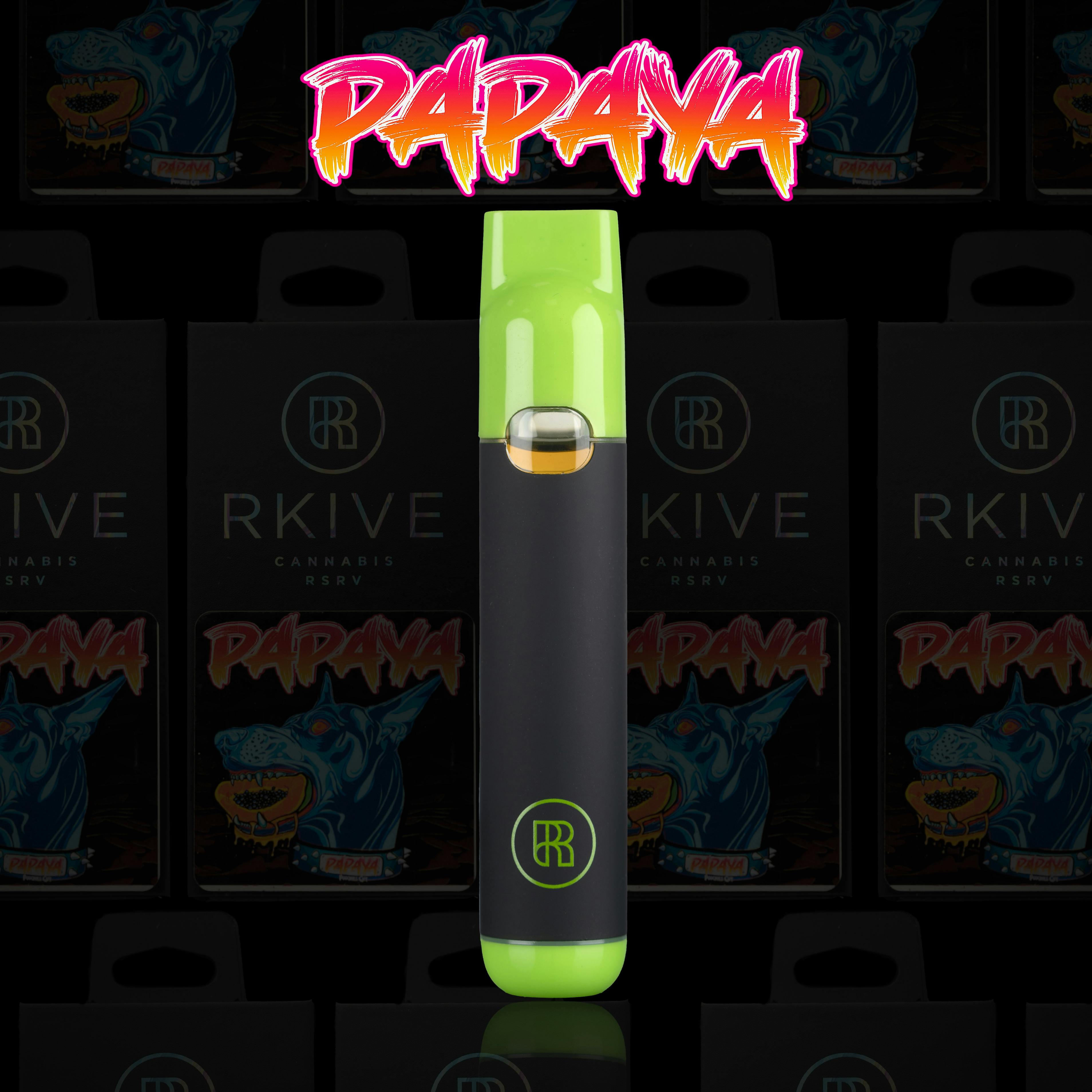 Papaya Hash Rosin Pod