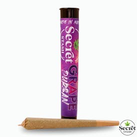 Secret Stash | Full Bud Pre Roll | Grape Durban | 1.2g