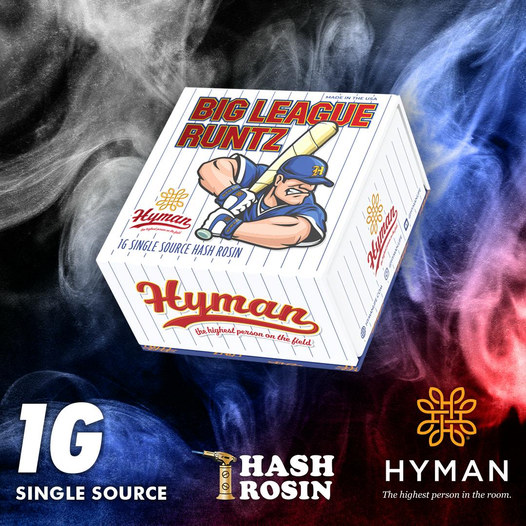 Big League Runtz | 1G Single Source Hash Rosin | HYMAN | REC