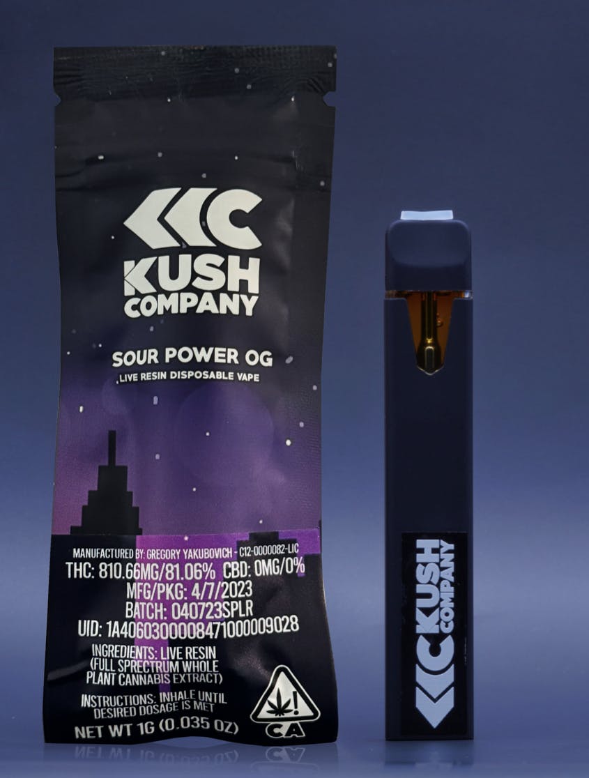 Resin Disposable Vape Sour Power
