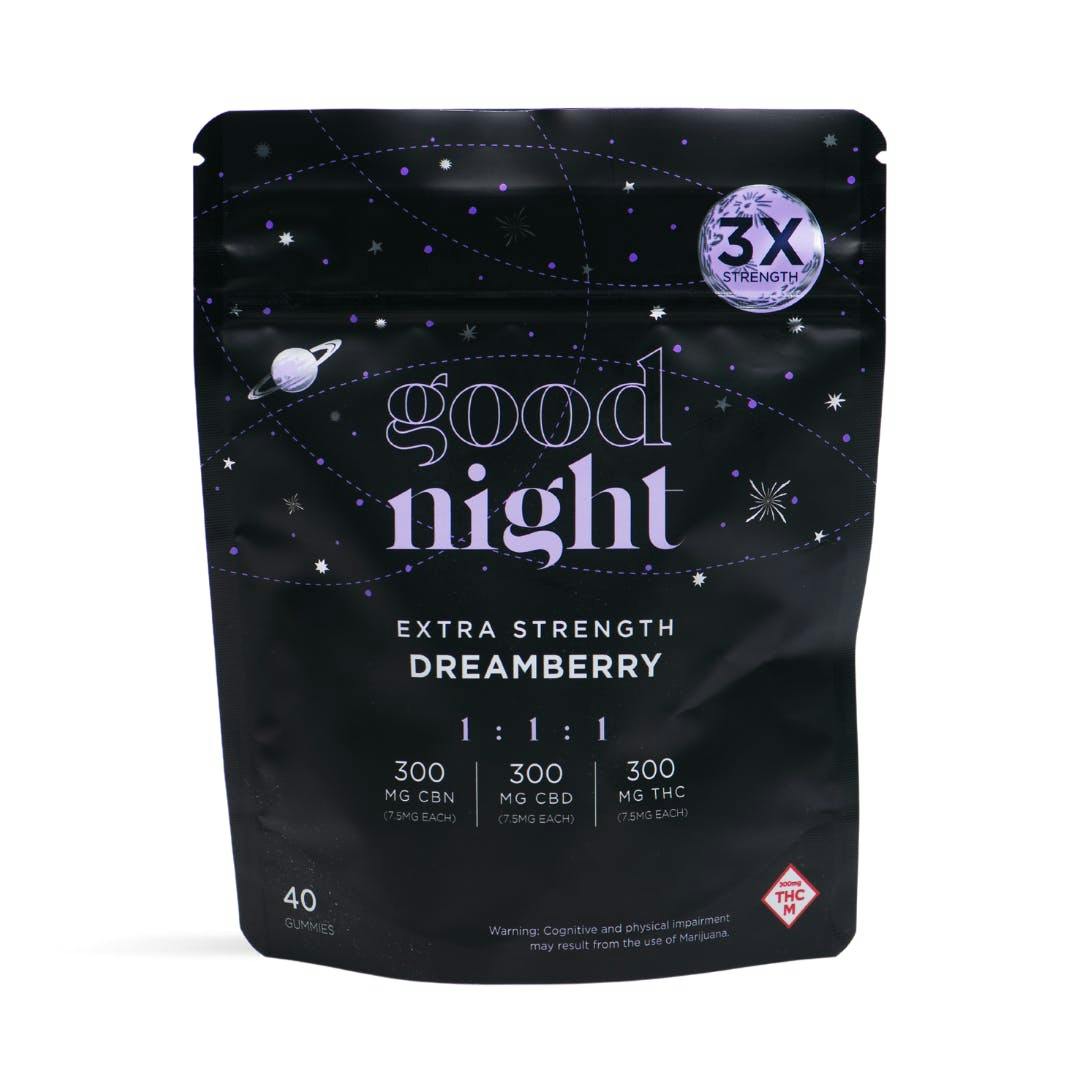 Good Day Farm Night Night Gummies Extra Strength Dreamberry Gummies - Goodnight