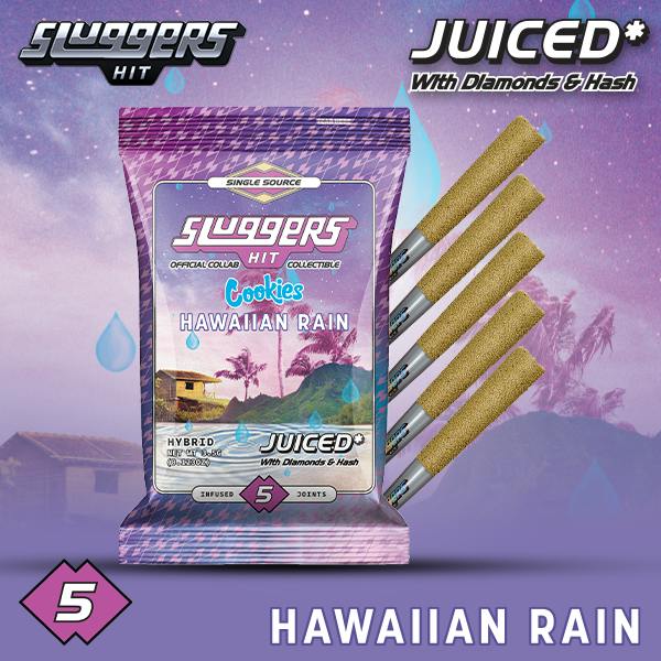 Sluggers x Cookies - Infused prerolls - 3.5g 5pk - Hawaiian Rain ...