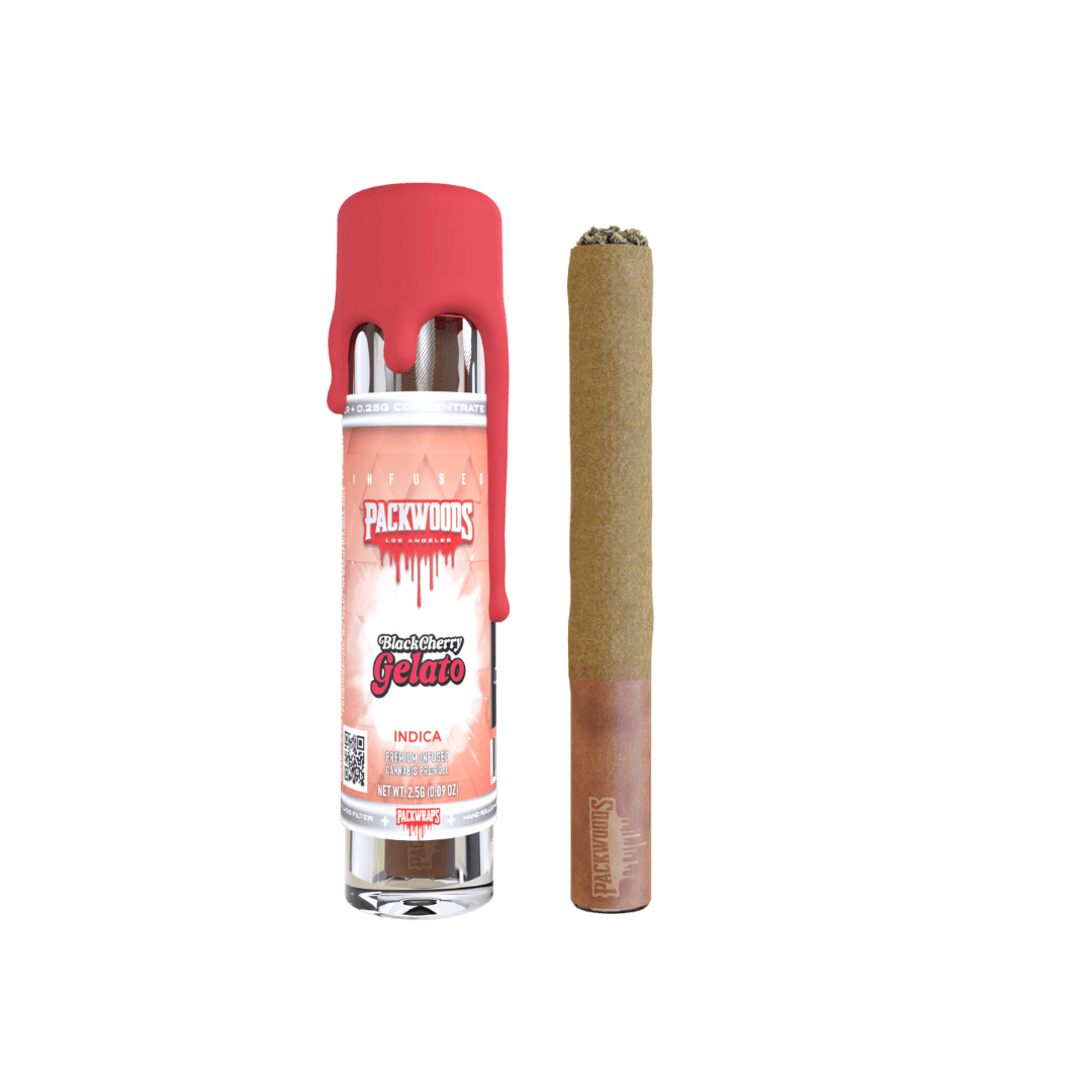packwoods x runtz disposable vape real or fake Black Cherry Gelato | Live Rosin Infused Blunt | 2.5g Trap House Company Purple Trending Colour:Sandy Brown