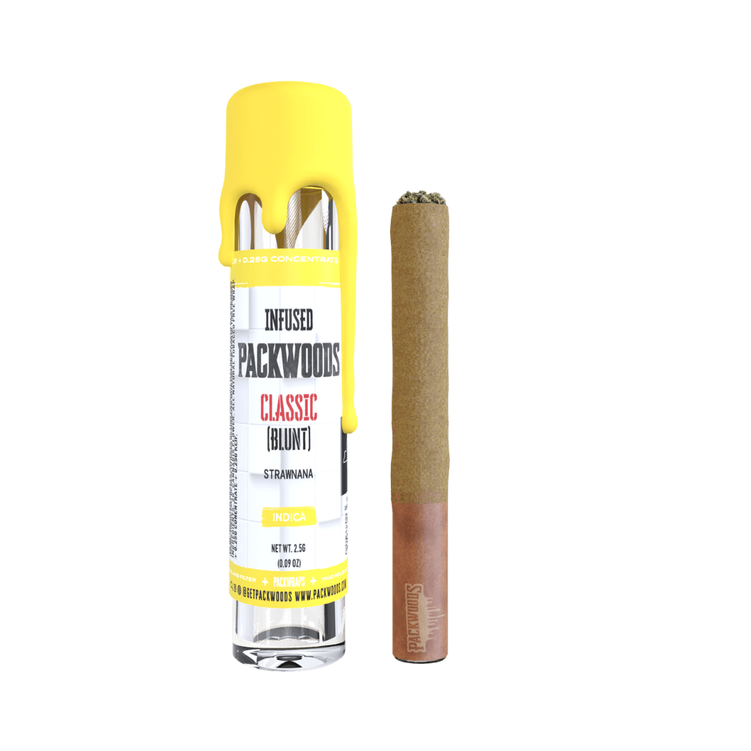 Strawnana | Live Rosin Infused Blunt | 2.5g by PACKS LOS ANGELES