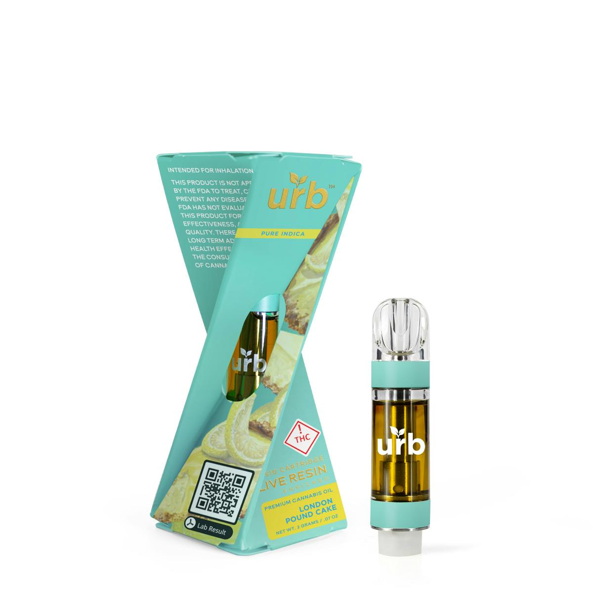 Urb - 2g Cartridge - London Pound Cake