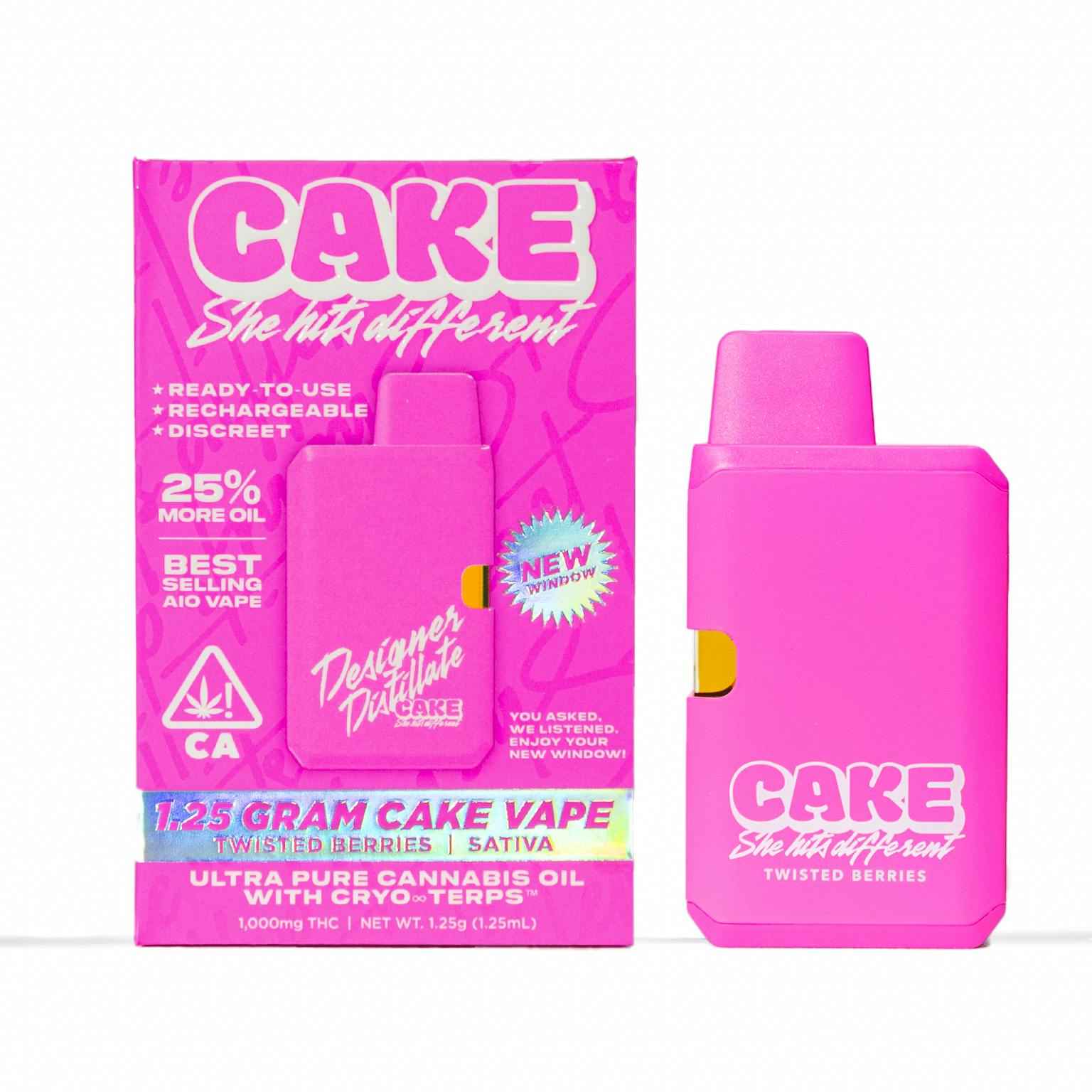 CAKE she hits different — Twisted Berries - - Designer
