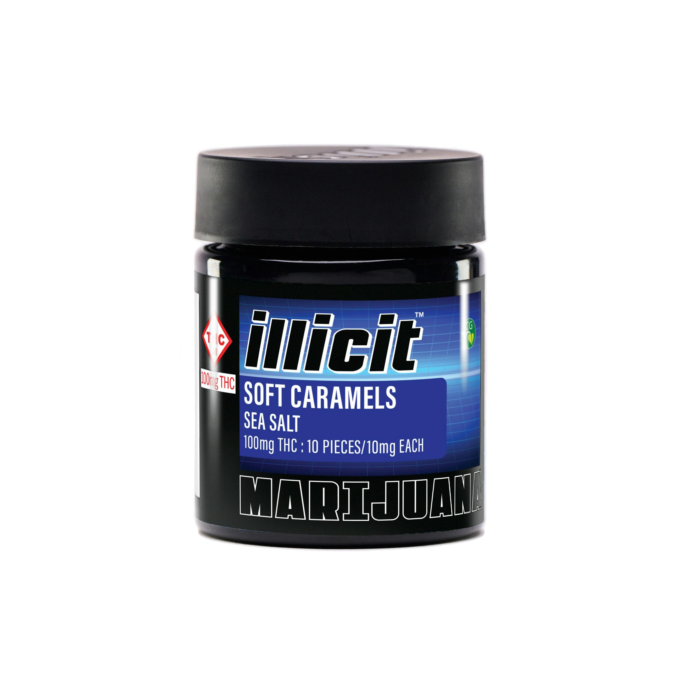 Sea Salt Soft Caramels 100mg