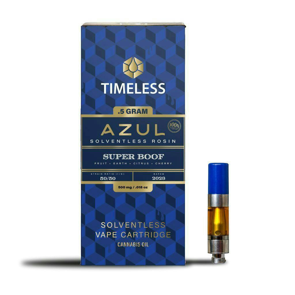 Super Boof | AZUL Live Rosin Cartridge | 0.5g by Timeless Vapes