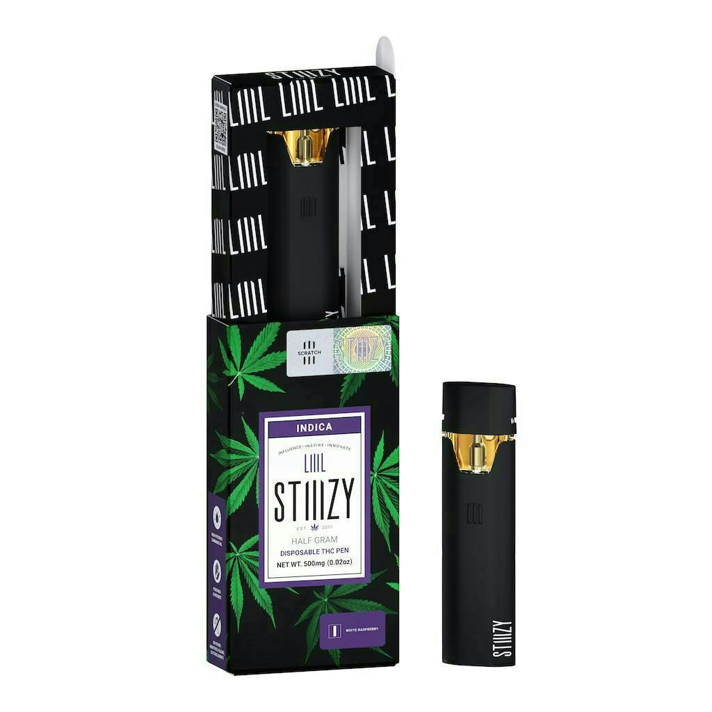 STIIIZY Vape - WHITE RASPBERRY 500MG LIIIL — Disposables