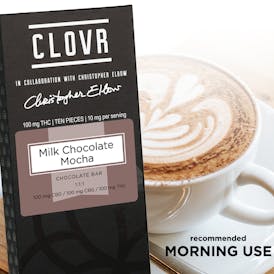 CLOVR - 100mg - Chocolate Bar - Milk Chocolate Mocha