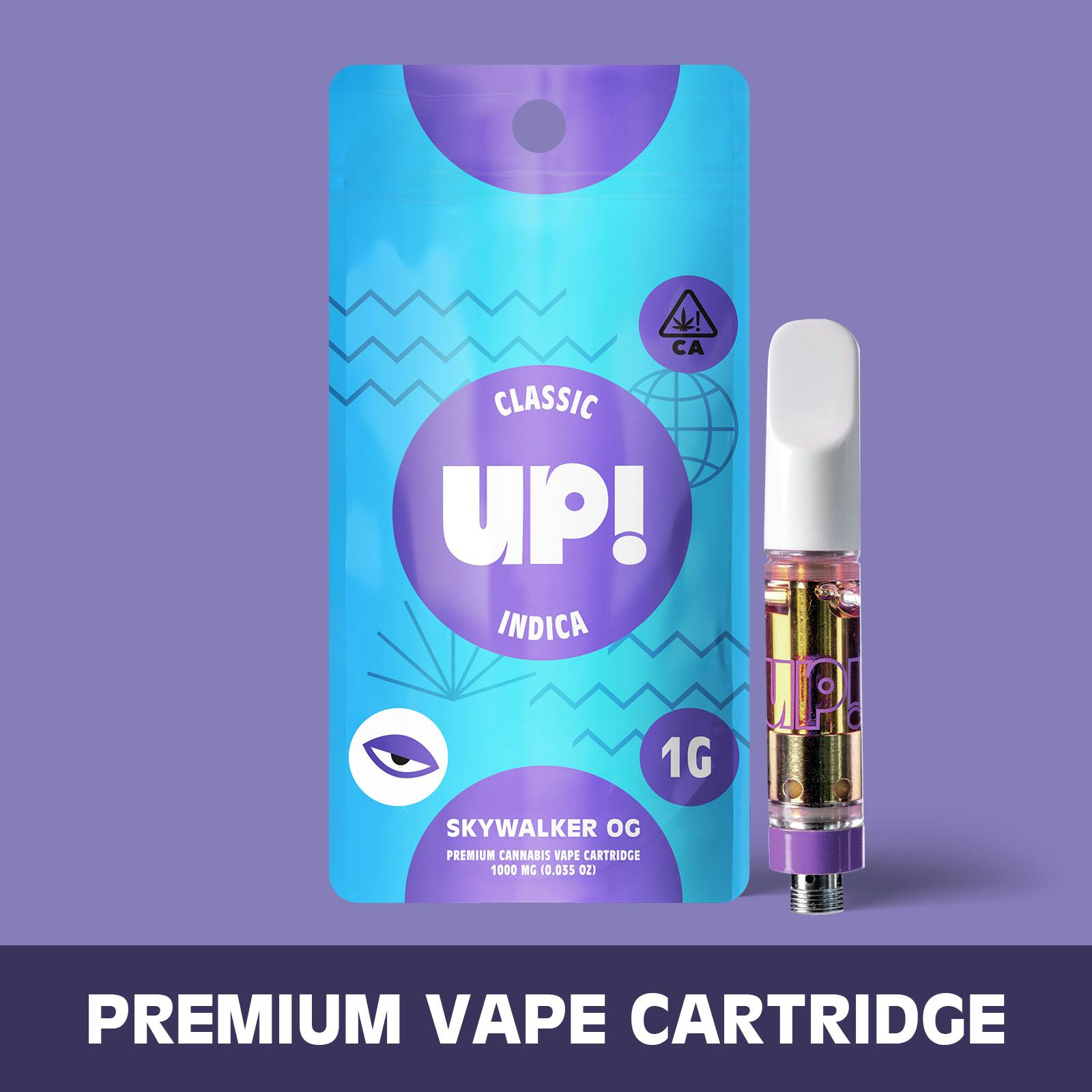 Skywalker OG (Indica) Classic Cartridge 1g - UP!