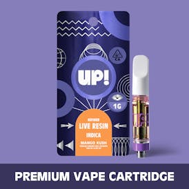 Mango Kush (Indica) Live Resin Cartridge 1g