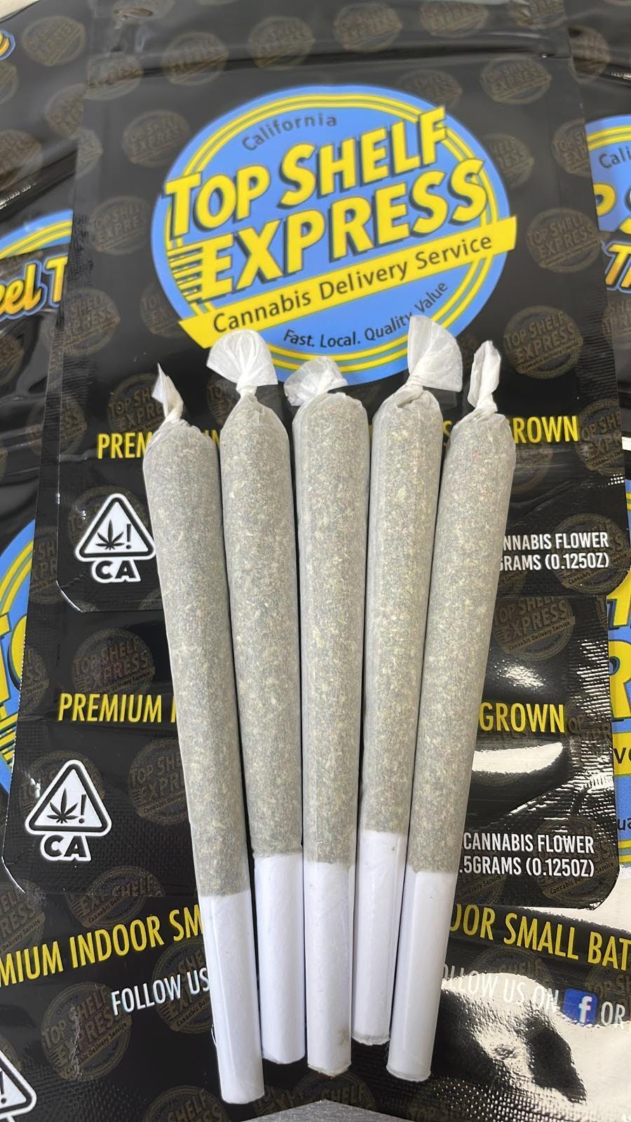 Top Shelf Express All Gas No Breaks Naked Preroll (1 g) Weedmaps