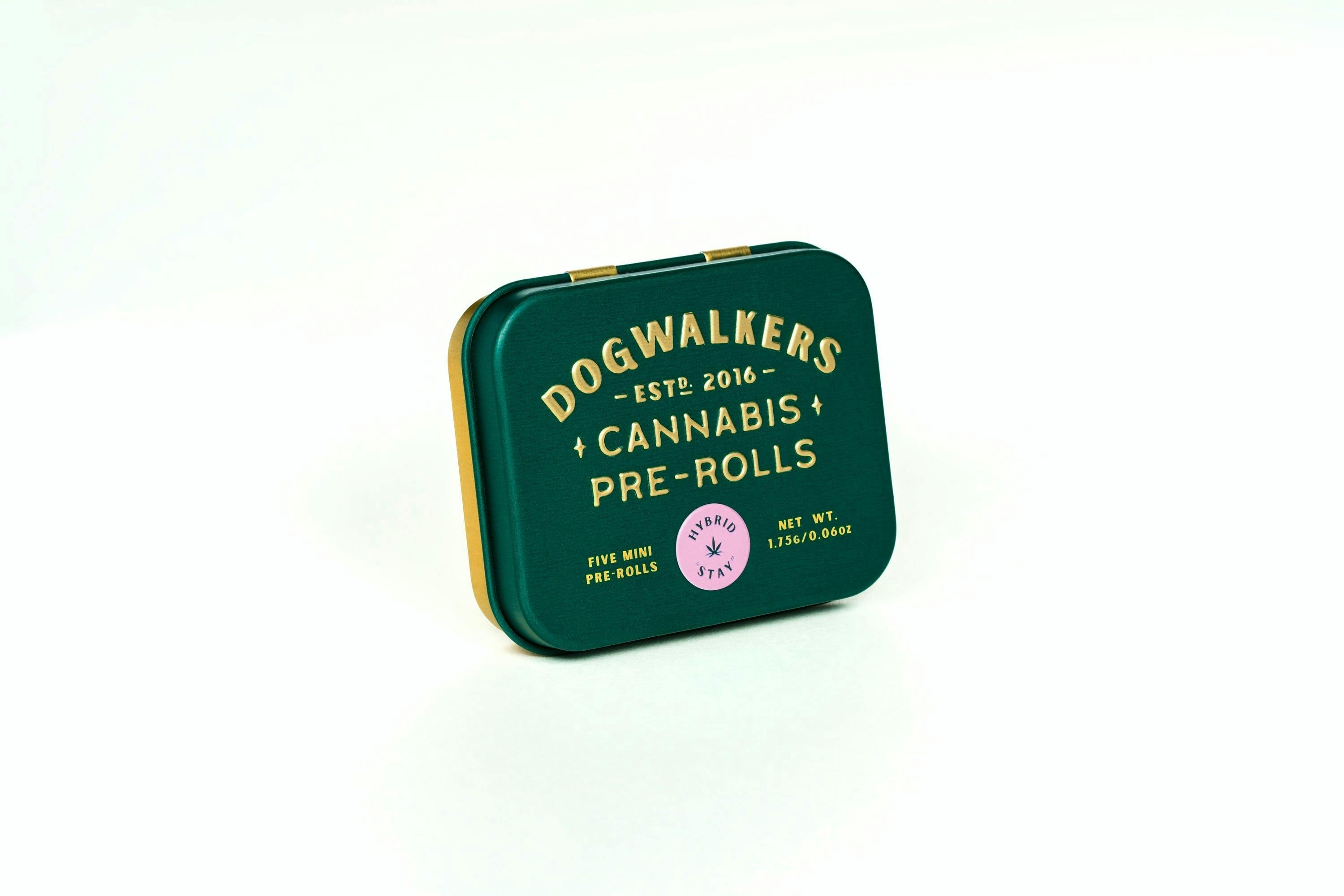 Dogwalkers Stay .35g Mini Dog Pre Rolls (12pk) | Mandarin Cookies by Dogwalkers