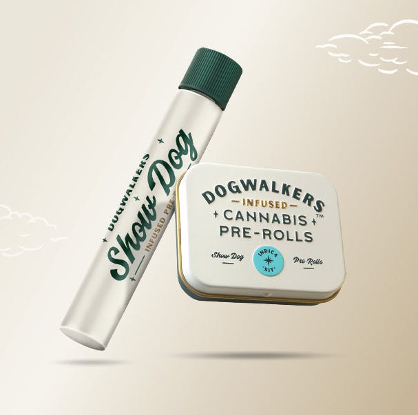 Dogwalkers 1g Show Dog Pre Rolls | Lavender Jones at Greenleaf Wellness Cannabis Weed Dispensary Reno