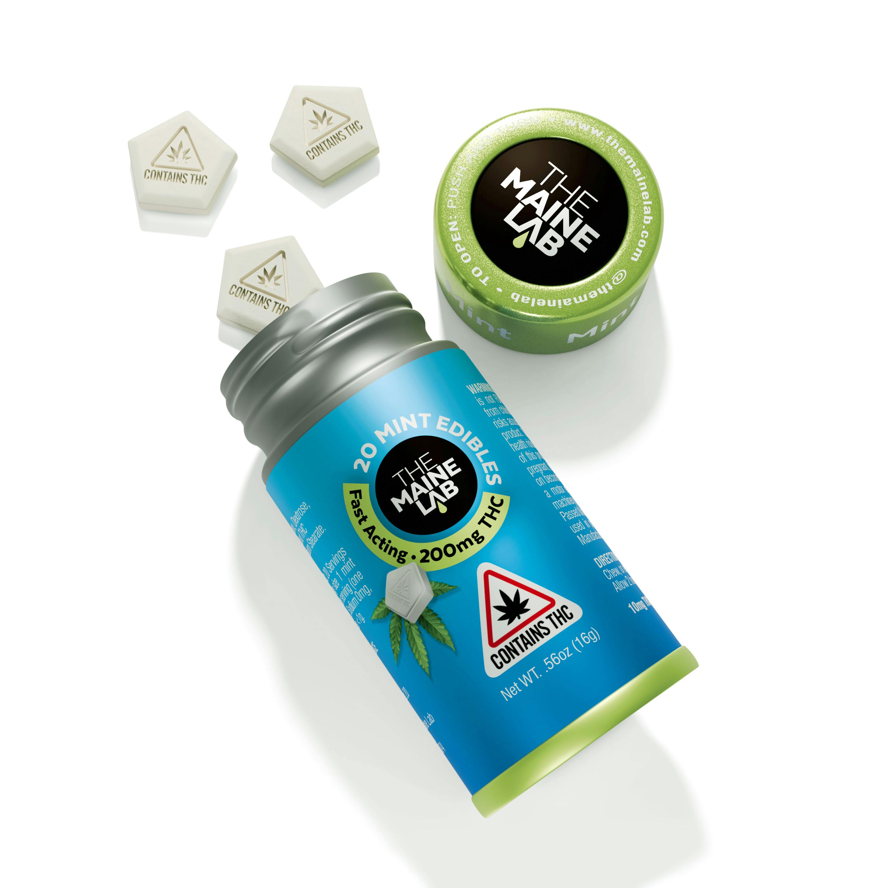 Nano THC Mints (200MG) by The Maine Lab