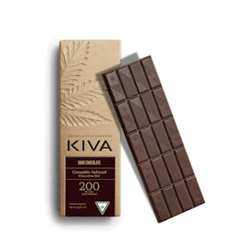 Kiva High Dose Dark Chocolate Bar
