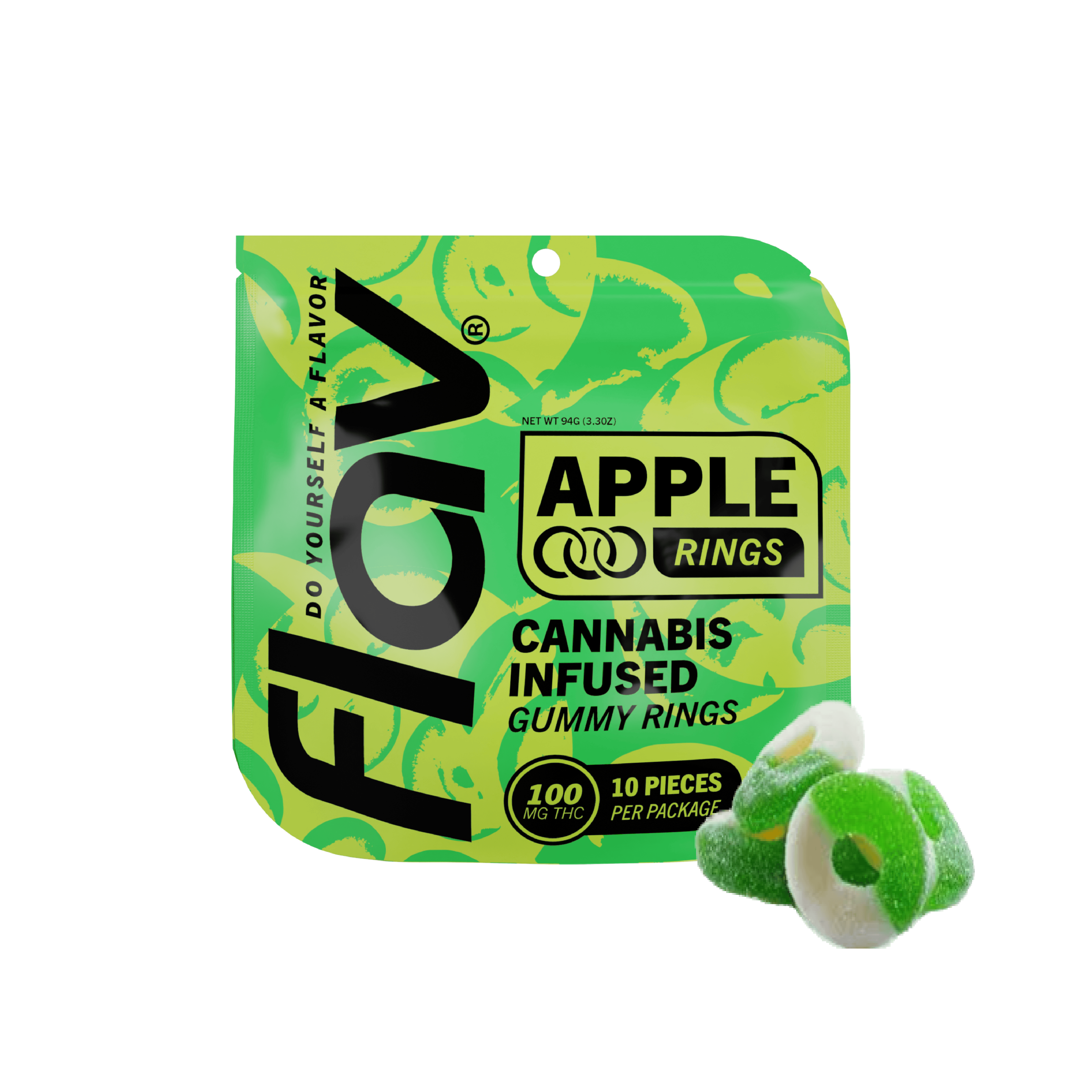 Candy - Ring - 100mg - Distillate - Apple by Flav