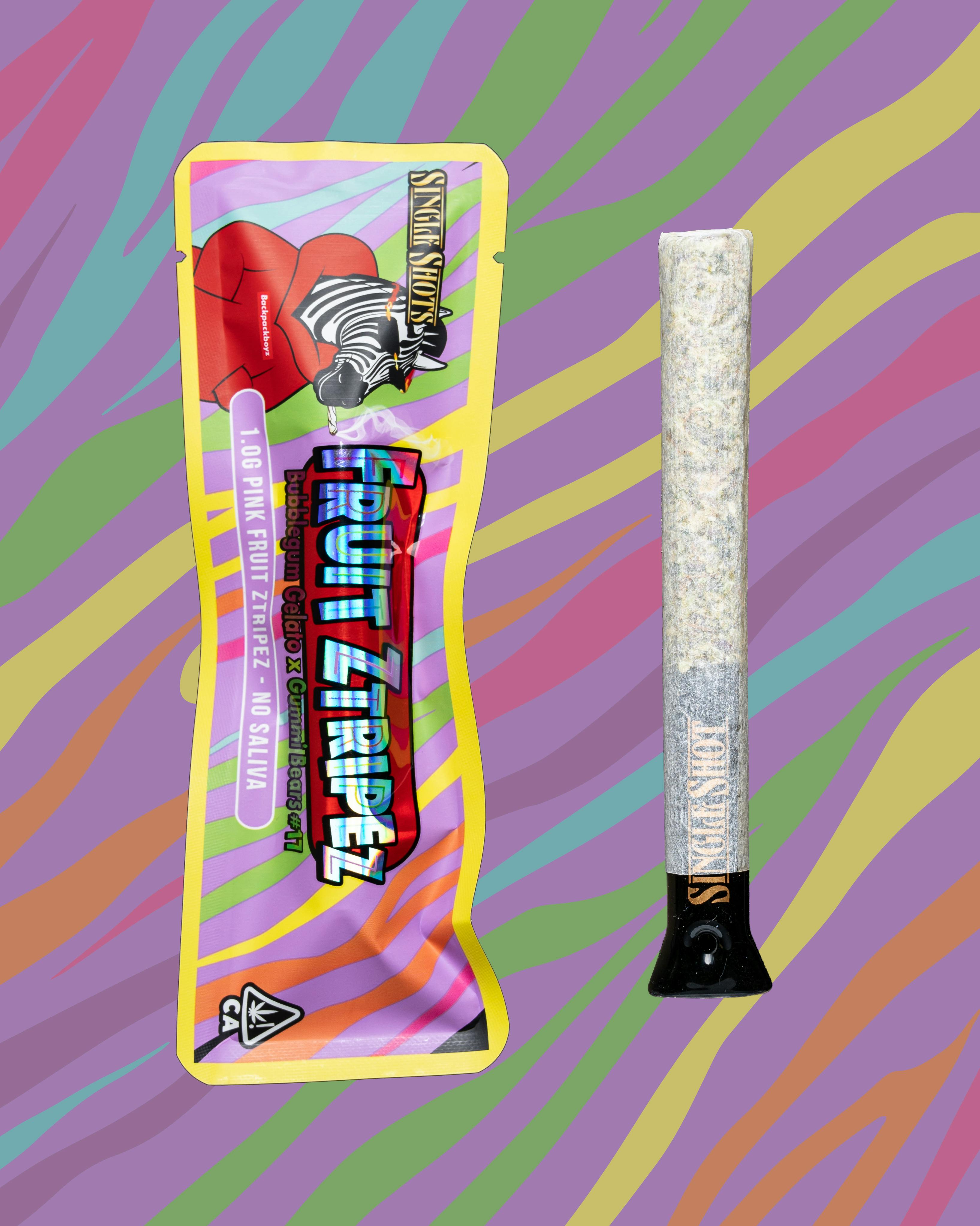 Fruit Ztripez 1G Single Shot Preroll Backpackboyz