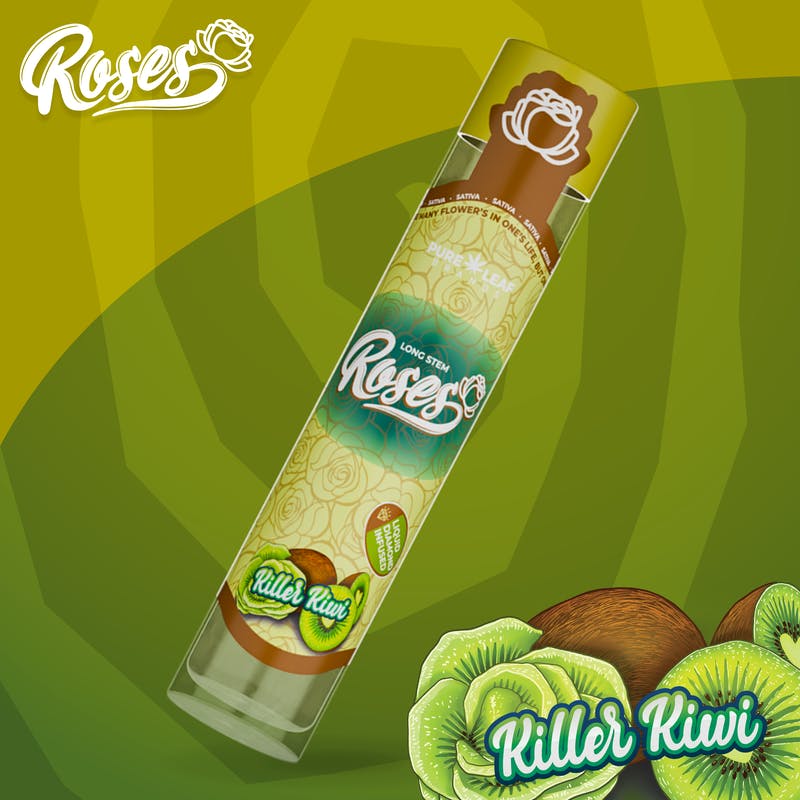 Long Stem | Killer Kiwi | LQD Infused Joint | 1g by Roses