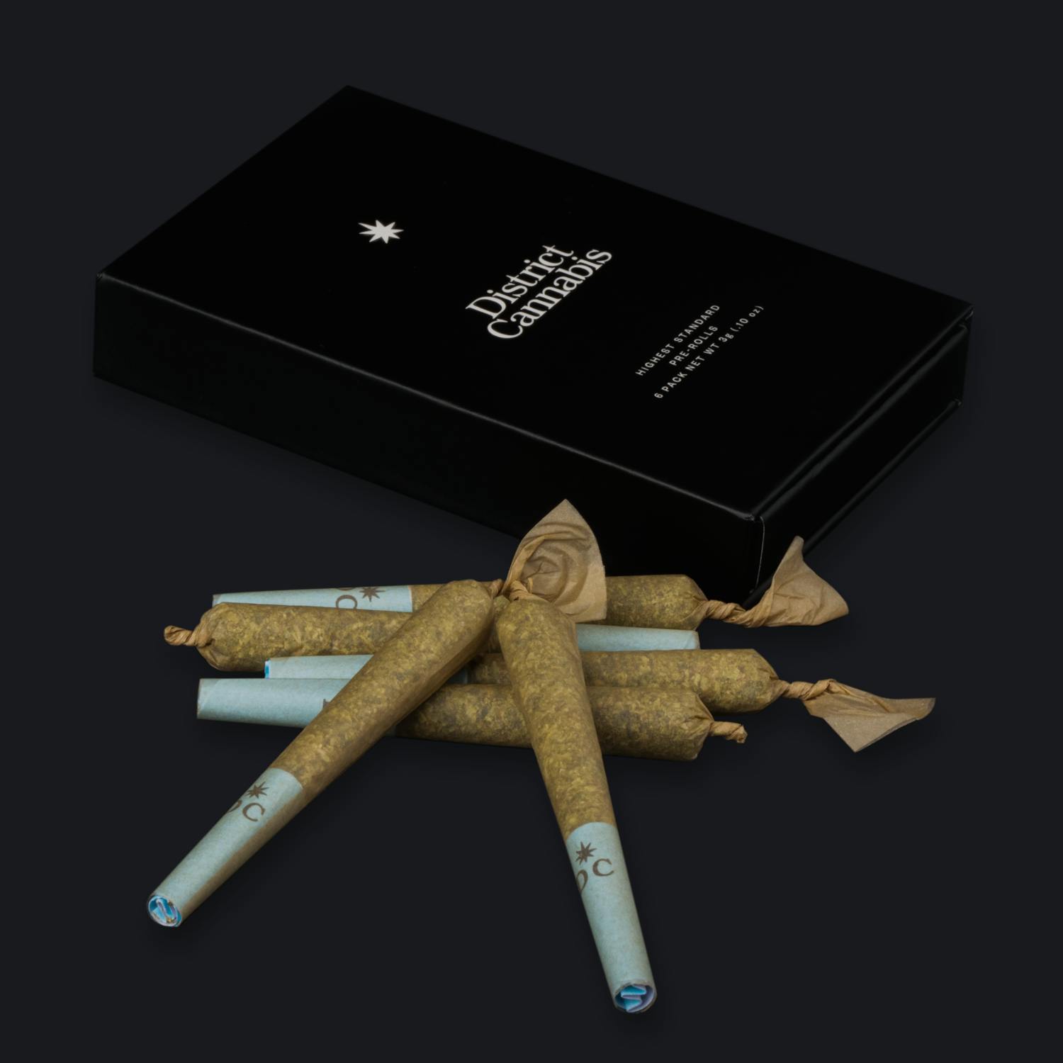 White Runtz x Jet Fuel Gelato PreRoll Pack (6ct) District Cannabis