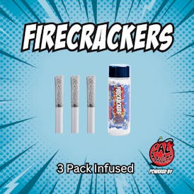 Firecracker by Cali Banger Pre Roll BLUE RASPBERRY GELATO 3 x 0.6 - 1.8 Gr