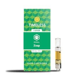 Timeless Zoap 1000mg Vape Cartridge (Chill)