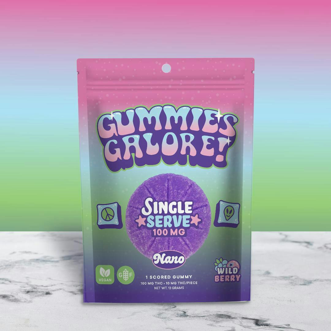 Gummies Galore - Nano Gummies - single serve (1) – 100mg