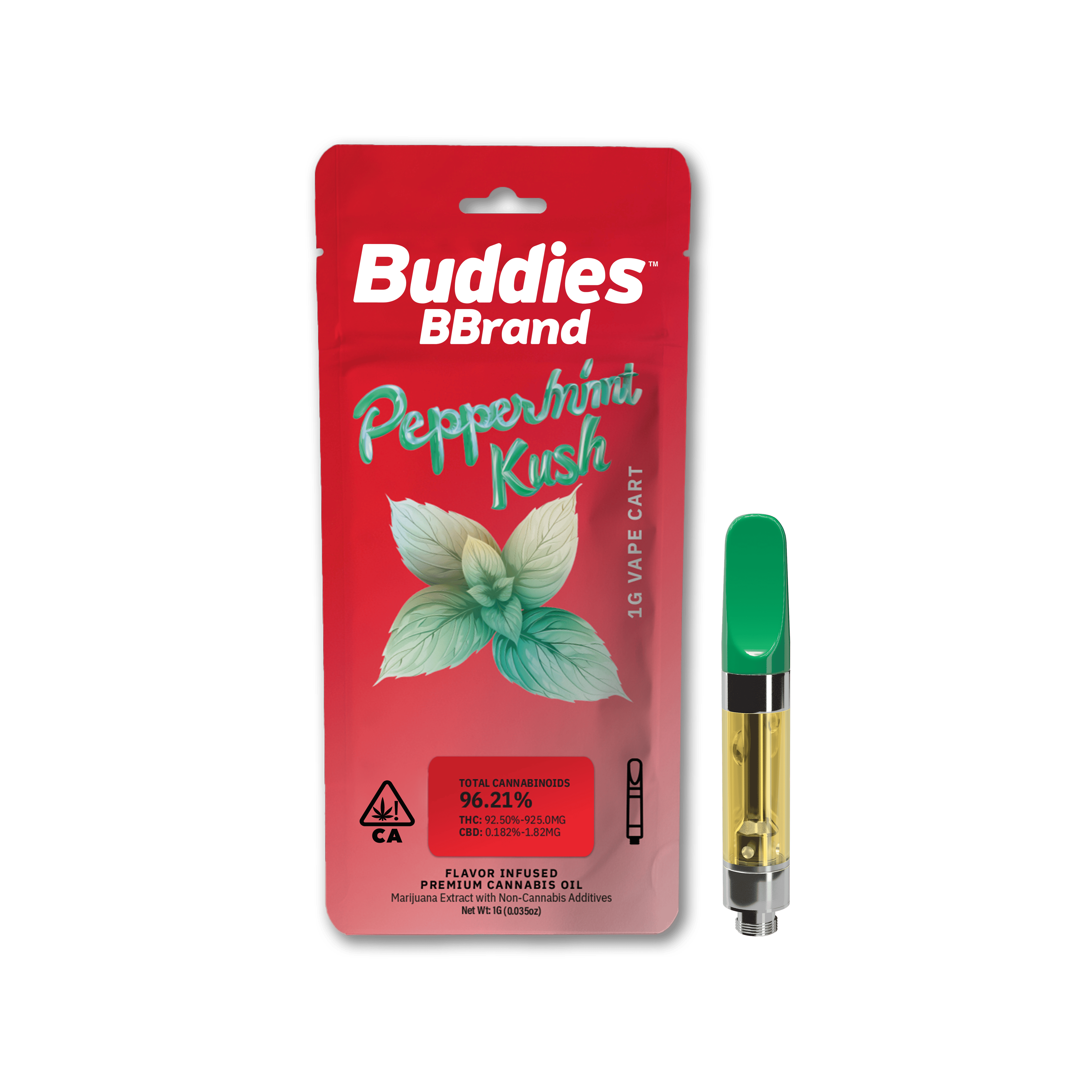 Bbrand Peppermint Kush Vape Cart