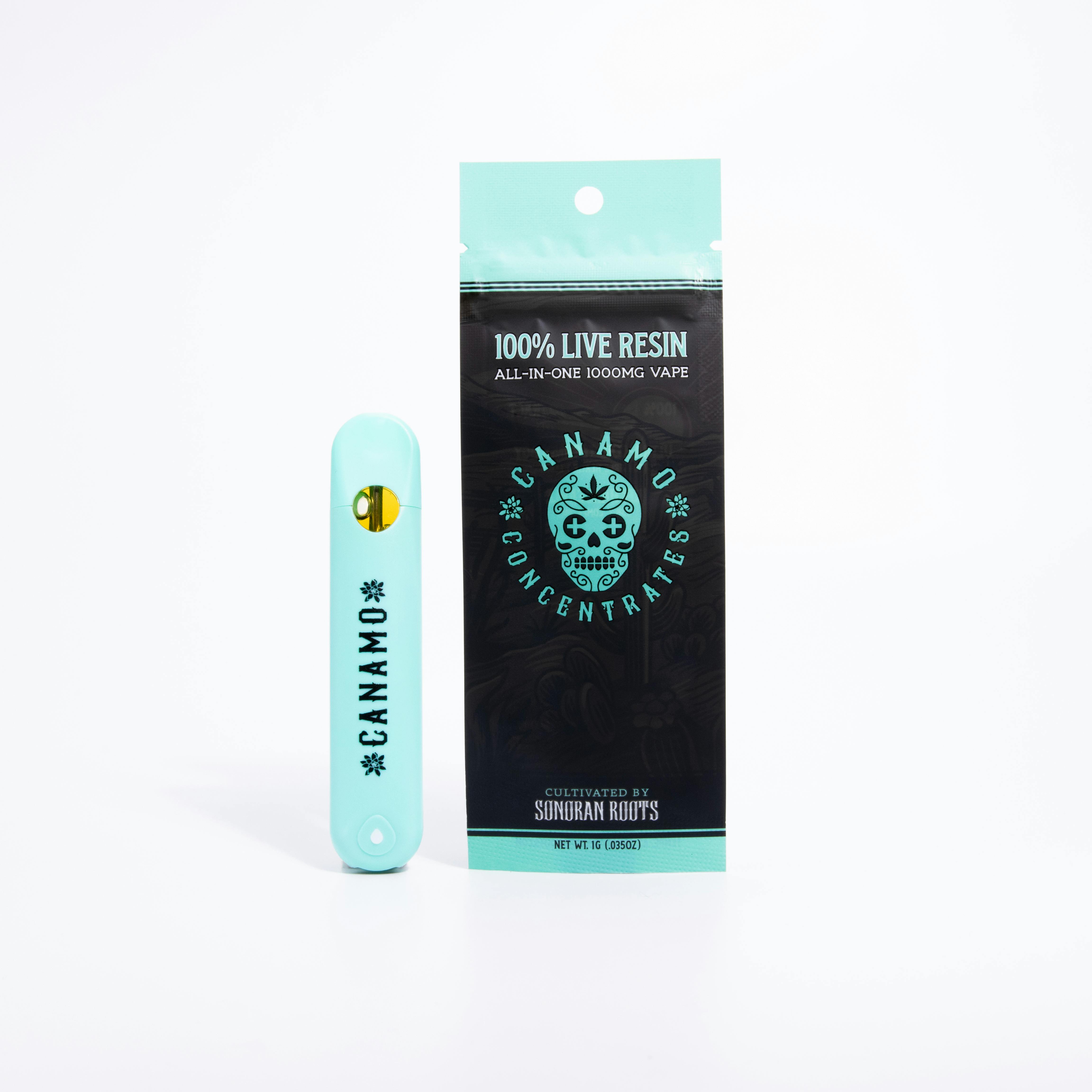 Ghost Lime Pop LIVE RESIN VAPE - All-in-One 1g