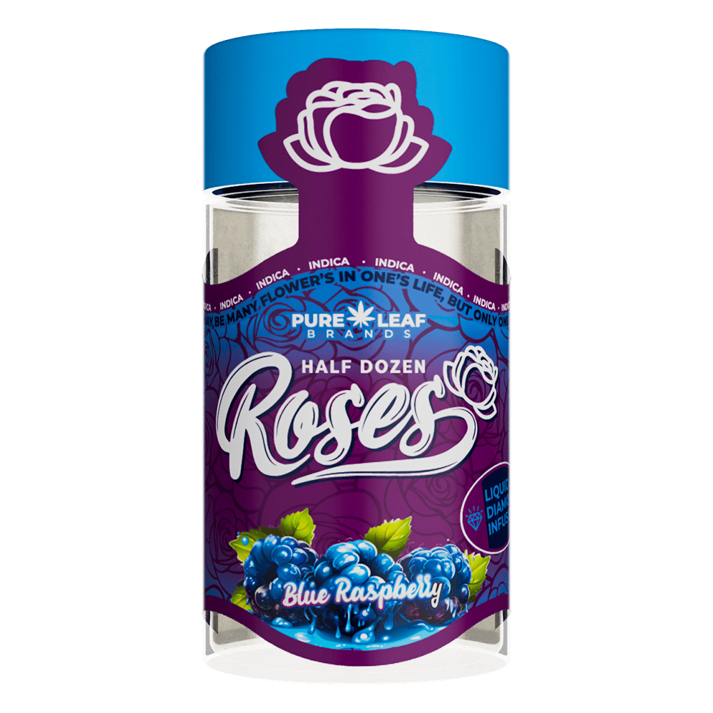 Blue Raspberry | LQD Infused Minis | 0.6g each | 6pk by Roses