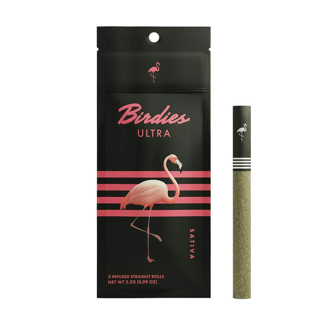 Birdies | Ultra Sativa | Infused Joint | 0.85g each | 3pk