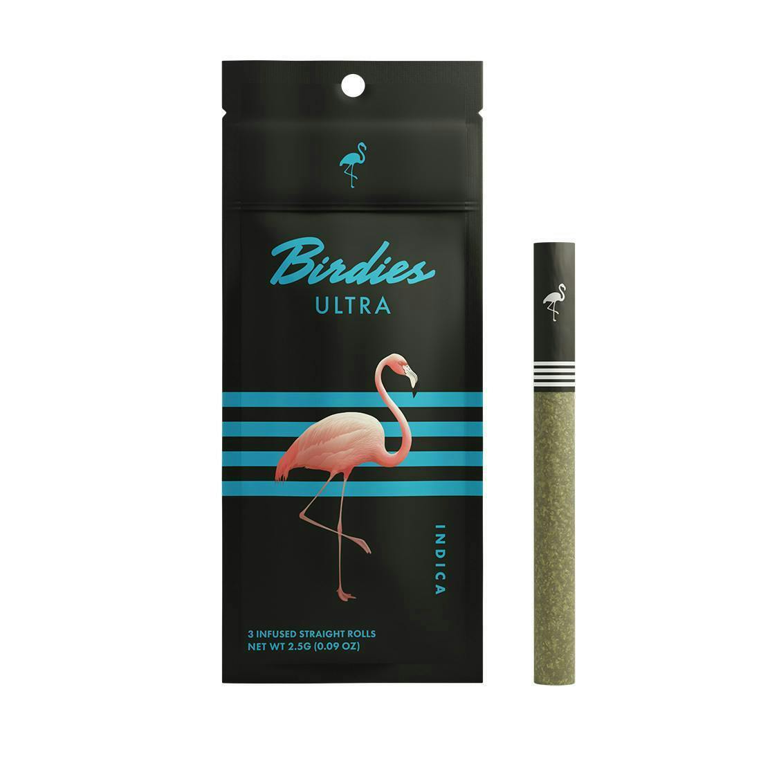 Birdies | Ultra Indica | Infused Joint | 0.85g each | 5pk