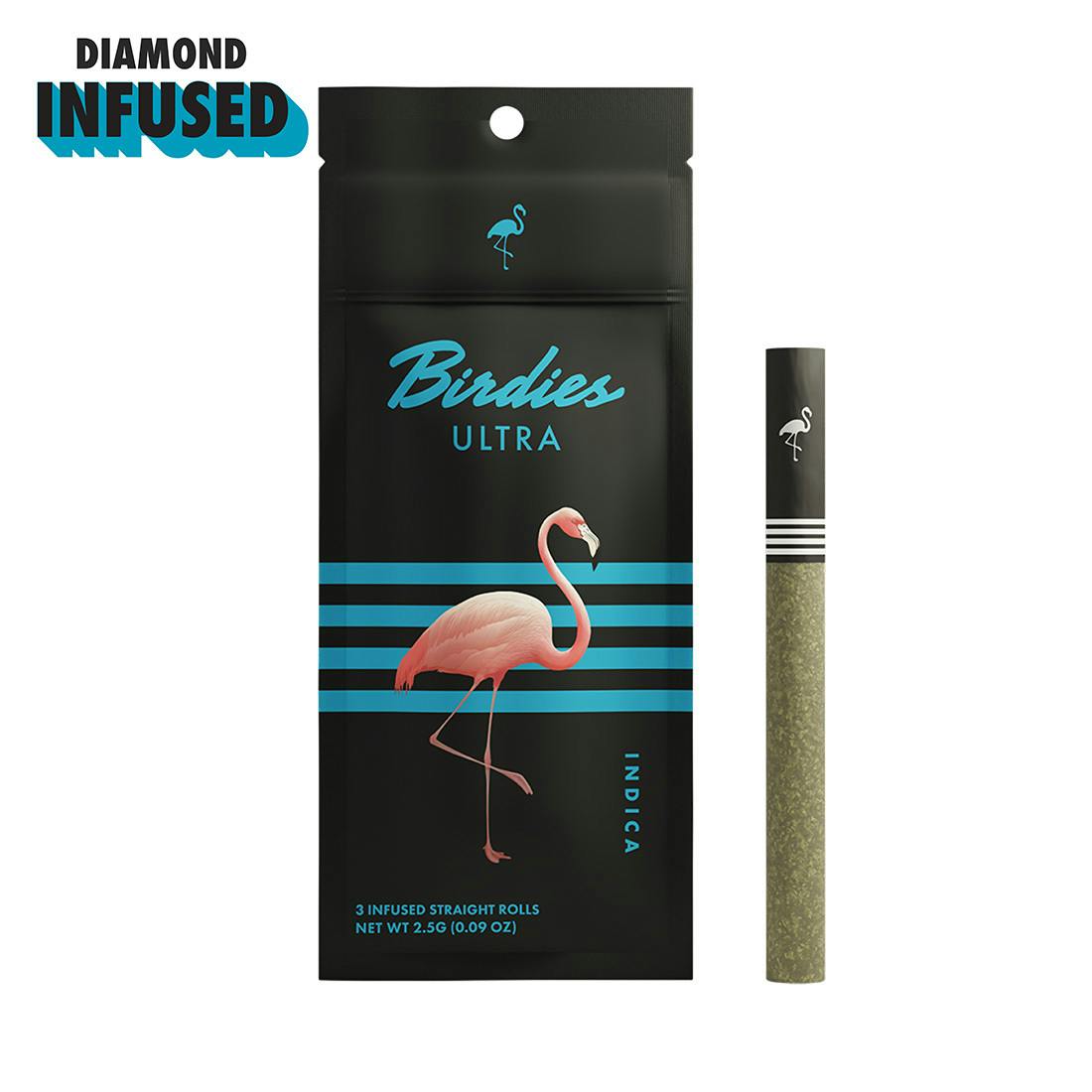 Birdies · Ultra Diamond Infused Indica Joint · 0.85g each