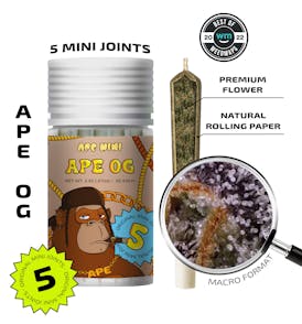 Ape OG — 5 original mini joints (2.5g | 0.5g each)