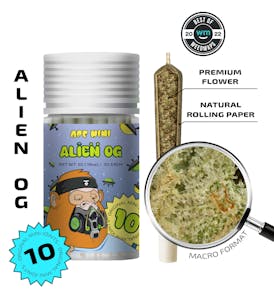 ALIEN OG — 10 original mini joints (5g | 0.5g each)