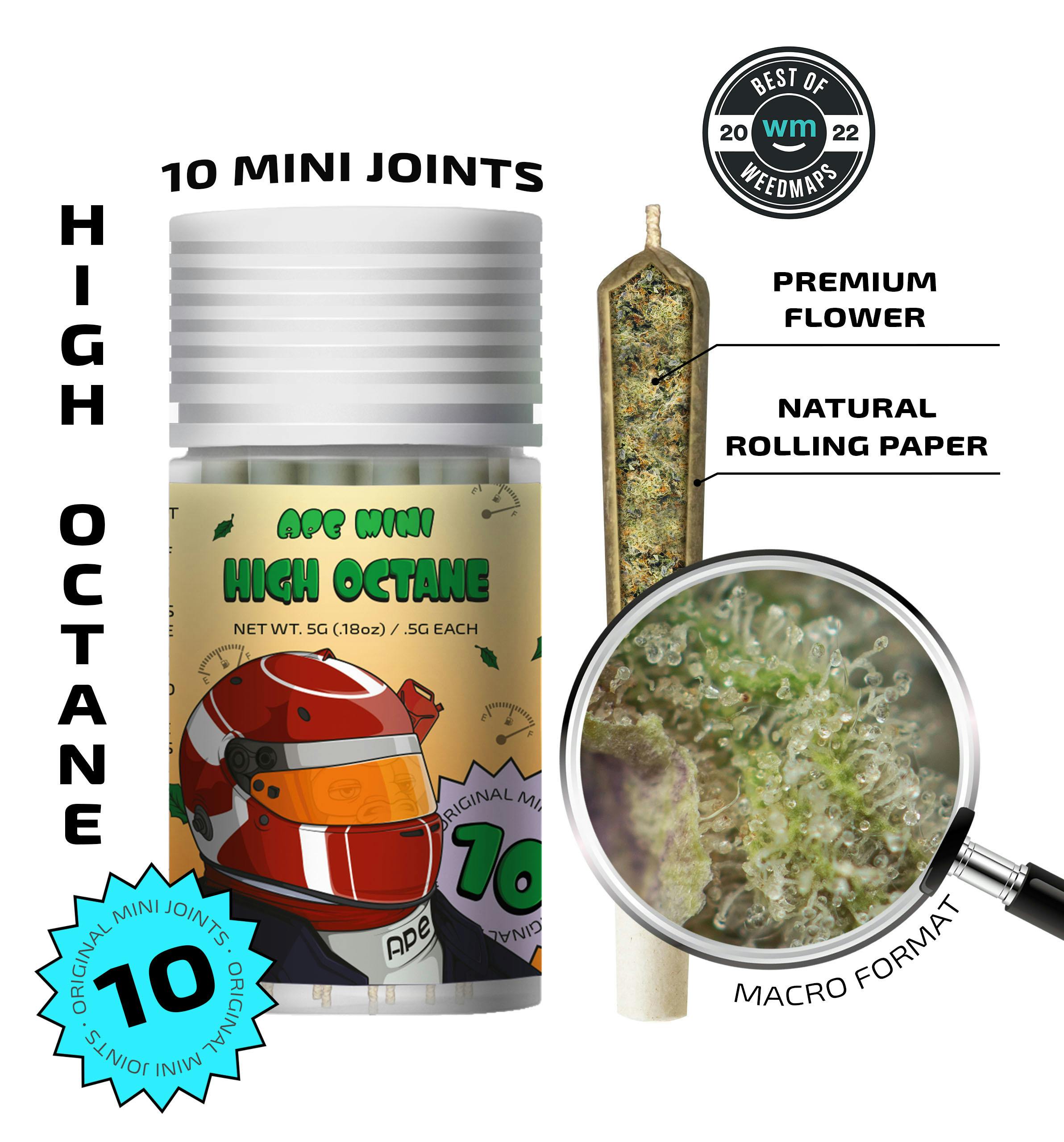 High Octane — 10 original mini joints (5g | 0.5g each) - APE
