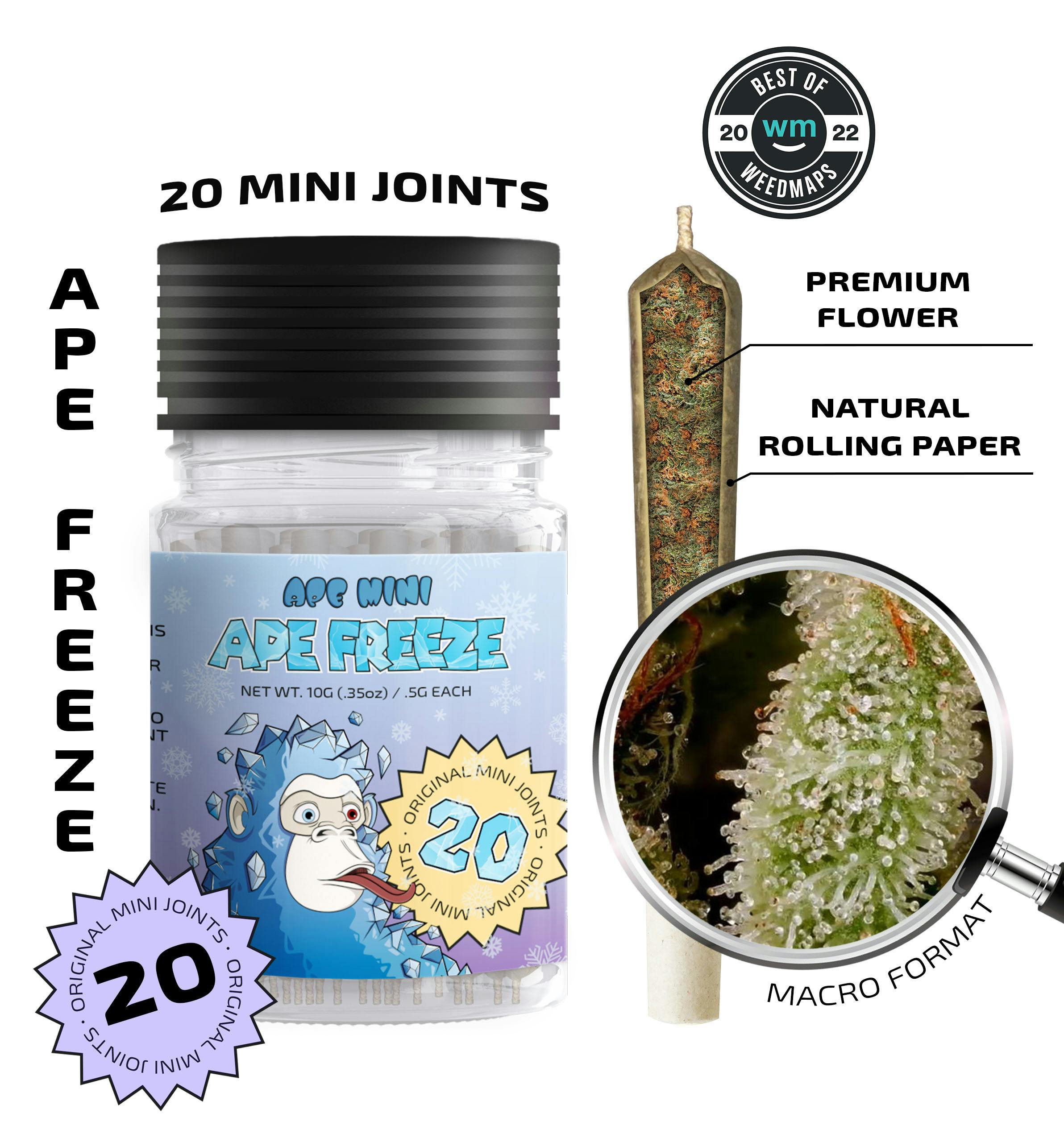 Ape Freeze — 20 original mini joints (10g | 0.5g each)