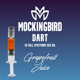 Mockingbird CO2 Full Spectrum 1g Dart: Grapefruit Juice
