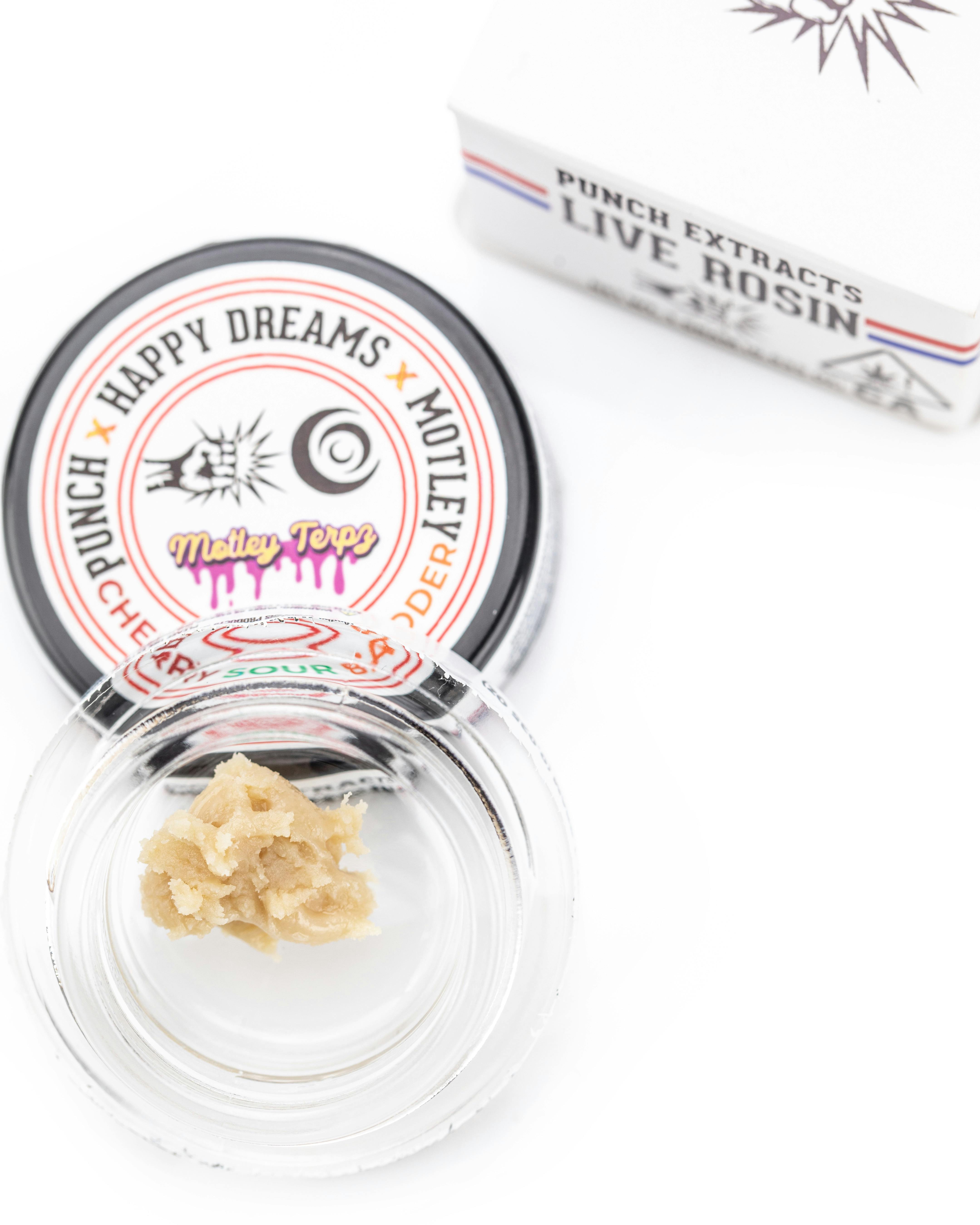 Punch Edibles & Extracts Punch Live Rosin Cherry Sour Badder Tier 4 Weedmaps