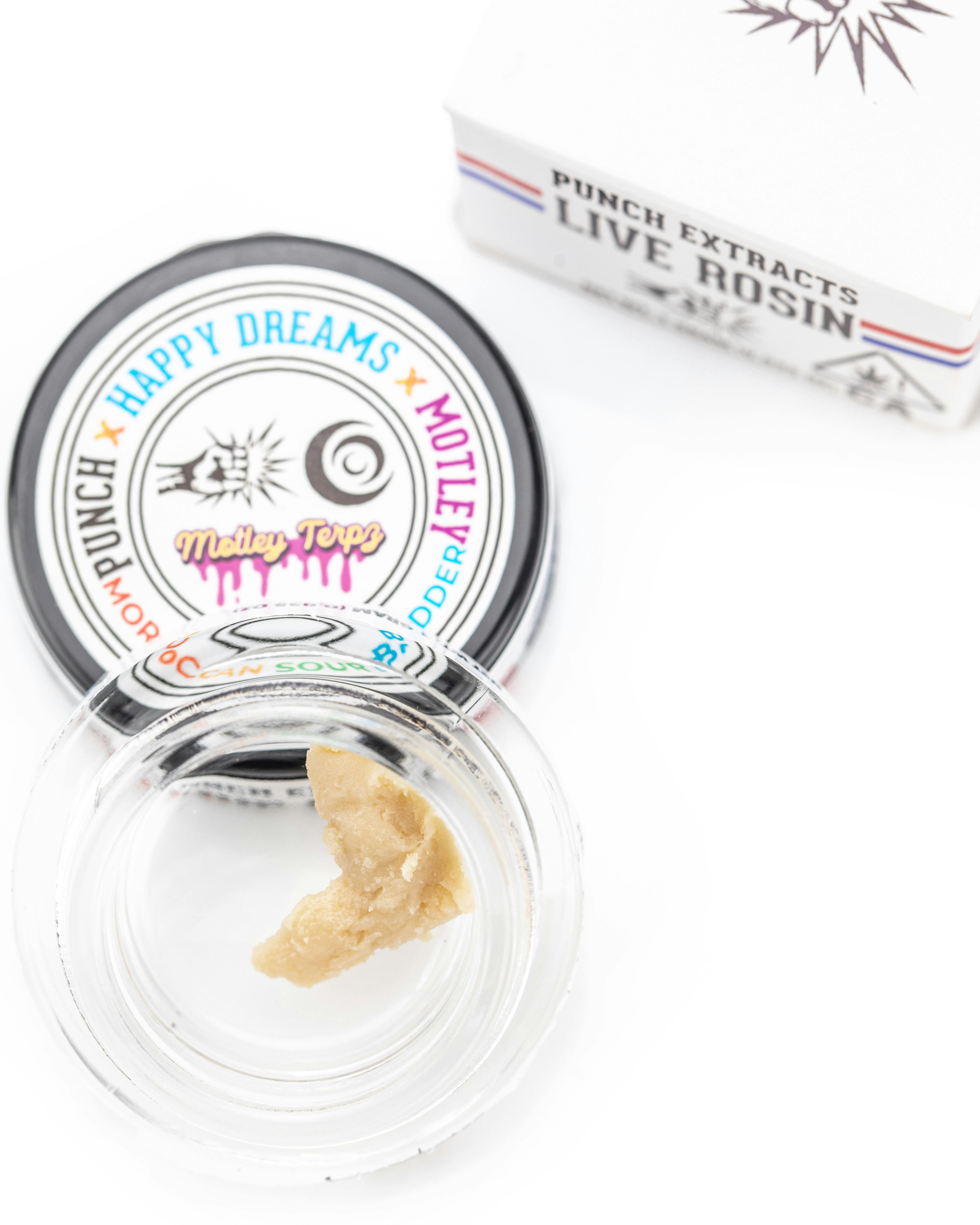 Punch Live Rosin Moroccan Sour Badder Tier 4 Punch Edibles & Extracts