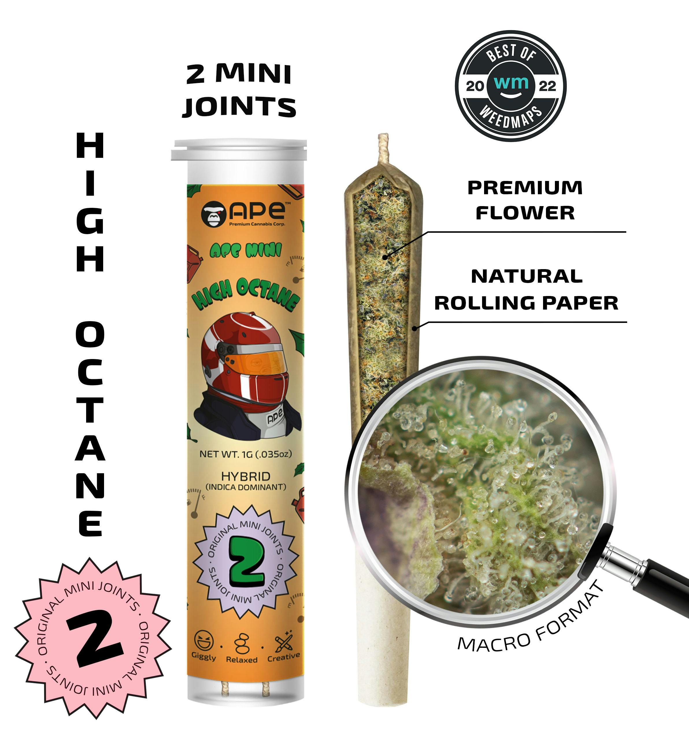 TUNEXX ツーショ 2ショ イヌ インフ High Octane — 2 original mini joints (1g | 0.5g each) - APE