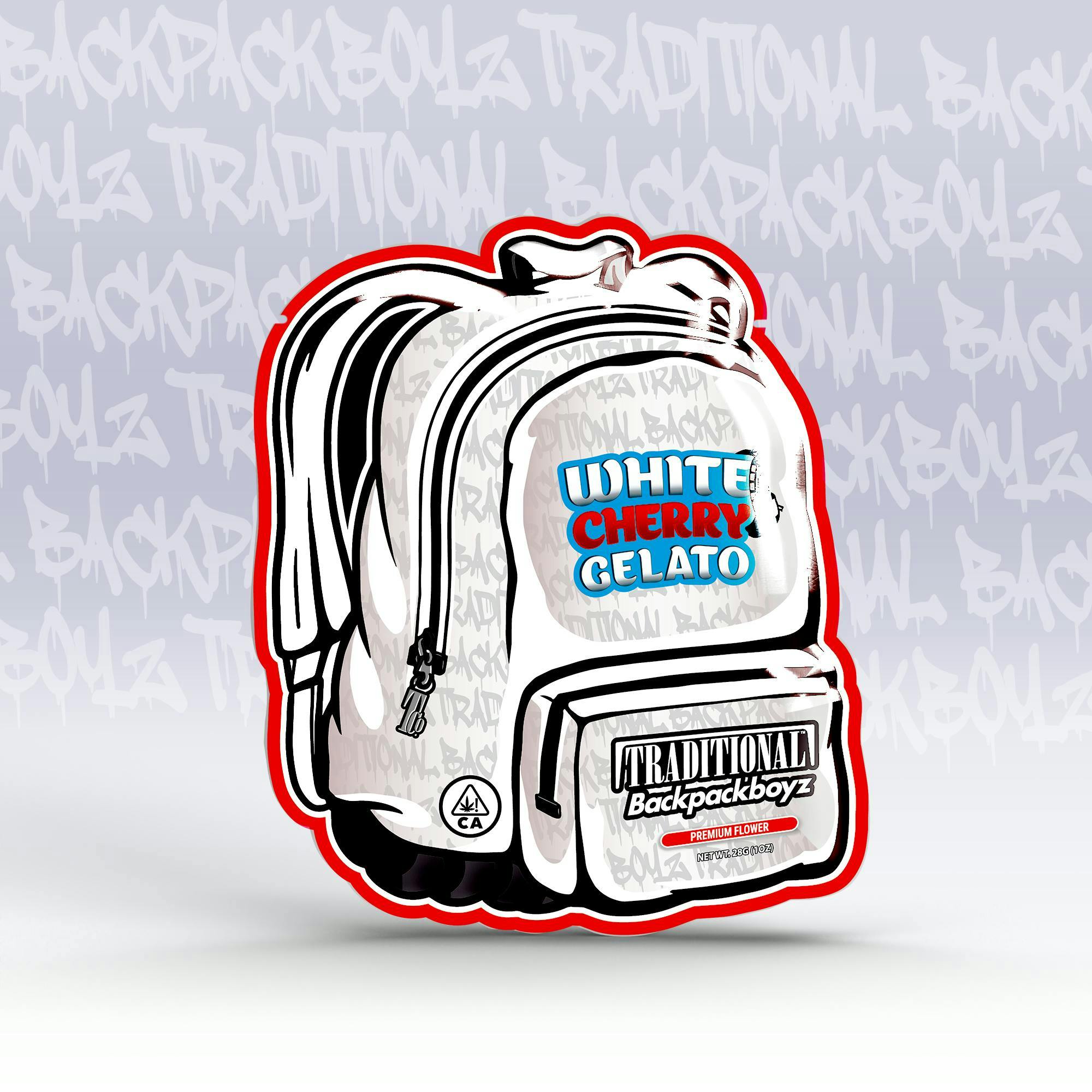 Traditional x Backpack Boyz - White Cherry Gelato 28g - Traditional