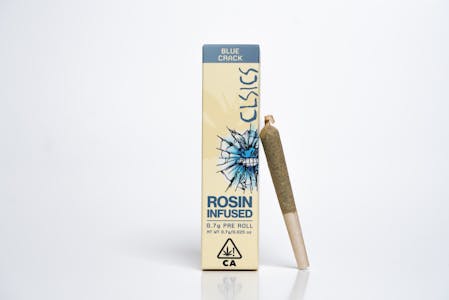 CLSICS Rosin & Rosin Infused Pre Rolls - CLSICS - Blue Crack - Rosin Infused Preroll - .7g - (Sativa)