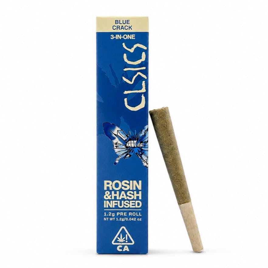 CLSICS Rosin & Rosin Infused Pre Rolls — Blue Crack
