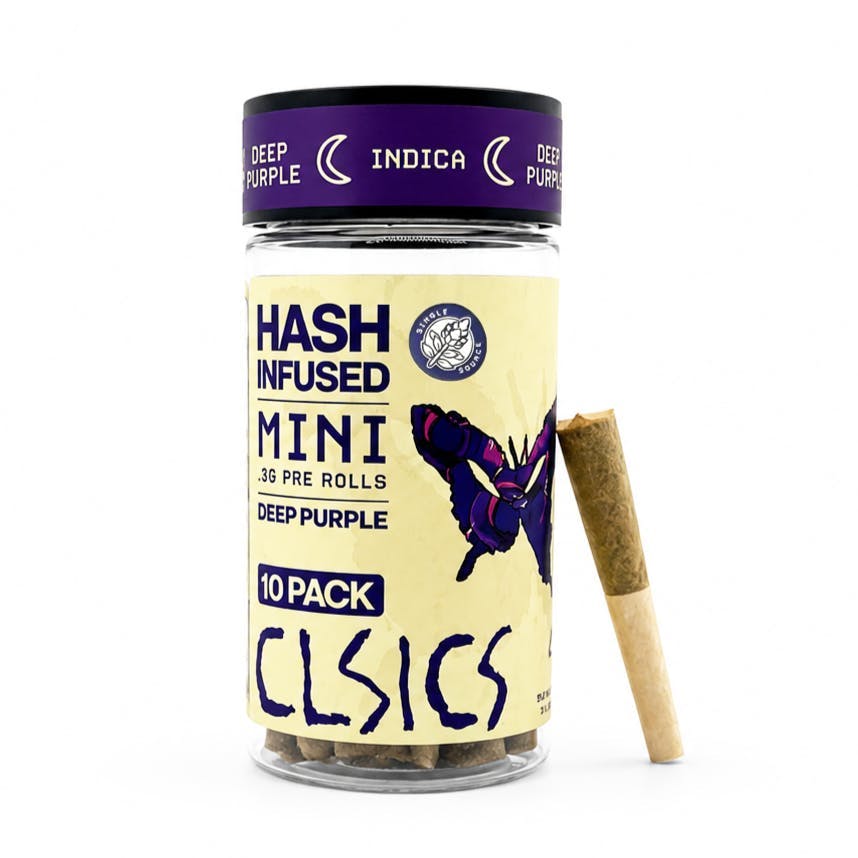 CLSICS Rosin & Rosin Infused Pre Rolls — Deep Purple