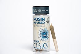 CLSICS - BLUE CRACK .5G 5PK ROSIN INFUSED PRE-ROLLS